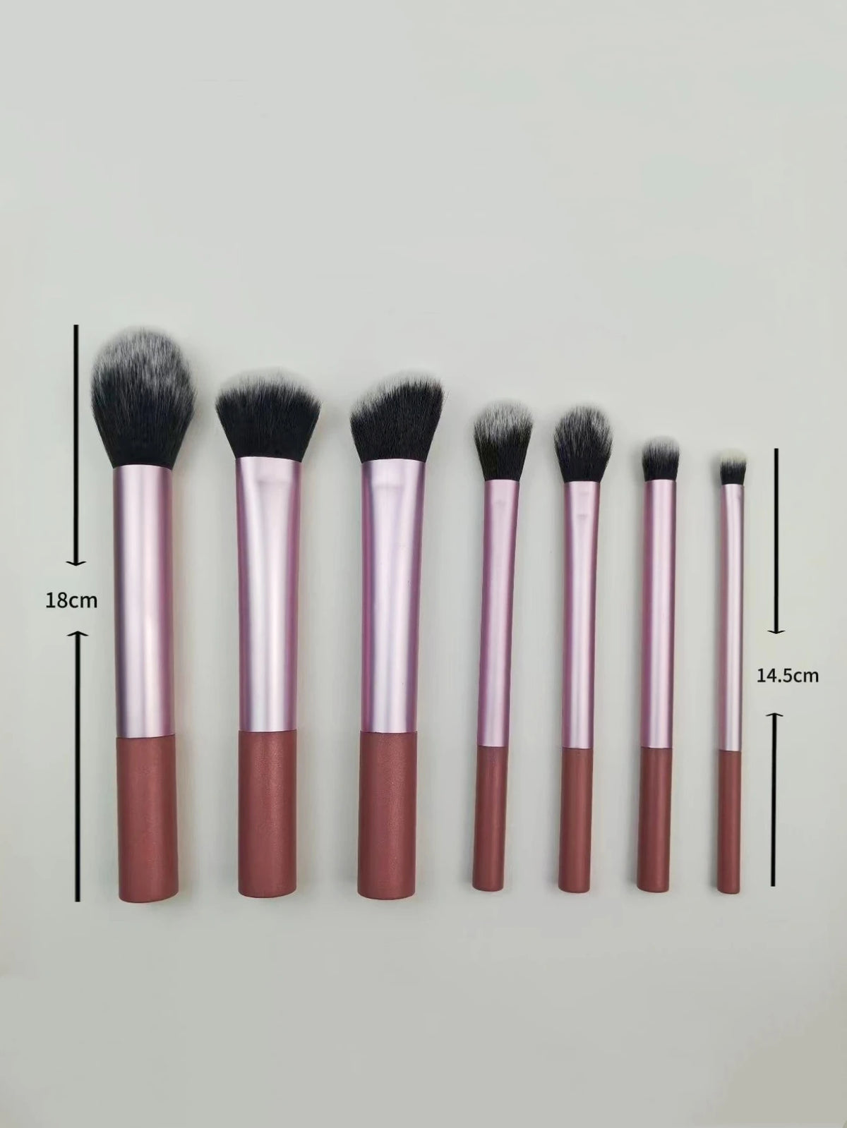 7-Piece Professional Makeup Brush Set | Travel Gift Set Makeup Brush Set QXL