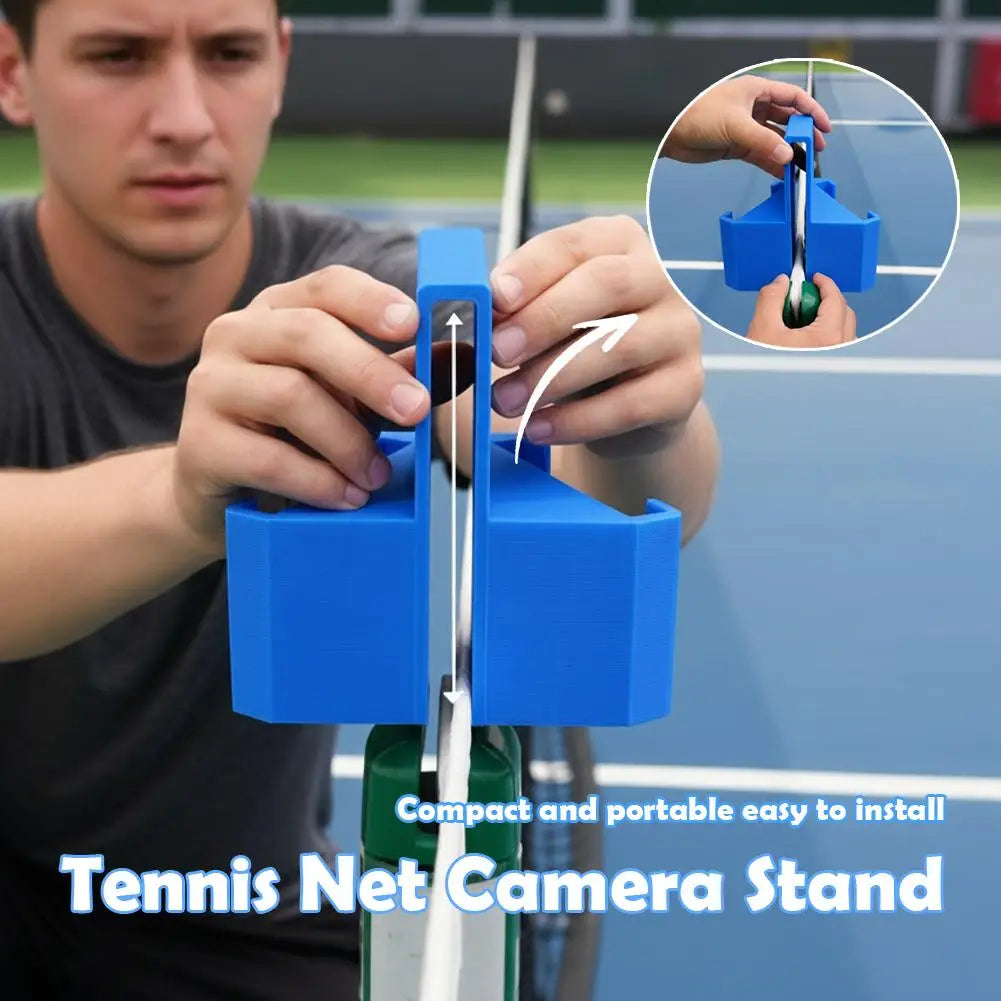 Tennis Net Camera Mount | Phone & GoPro Fence Recording Stand Tennis Camera Mount QXL