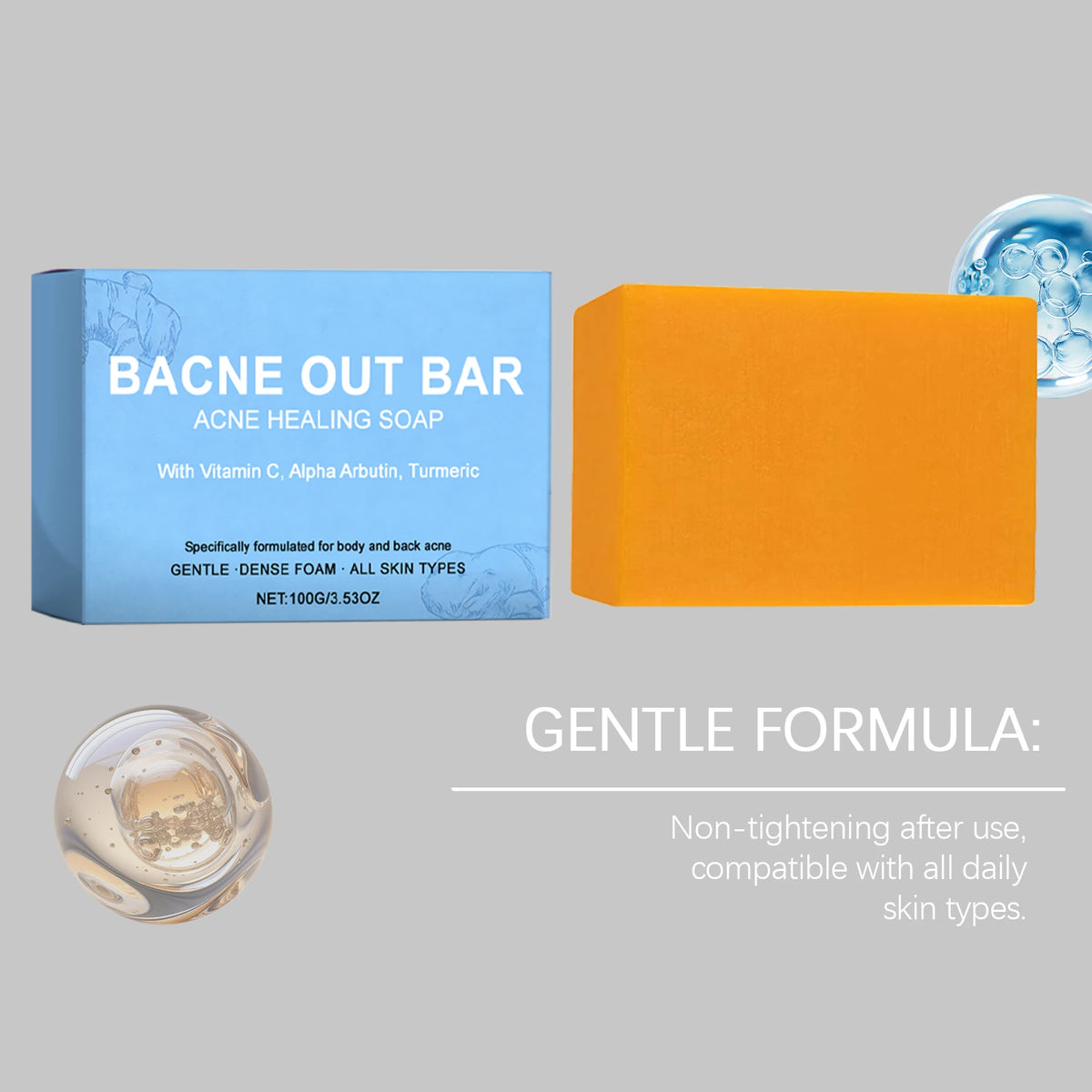 Cleansing Bar Soap – Brighten, Moisturize & Oil Control Cleansing Bar Soap QXL