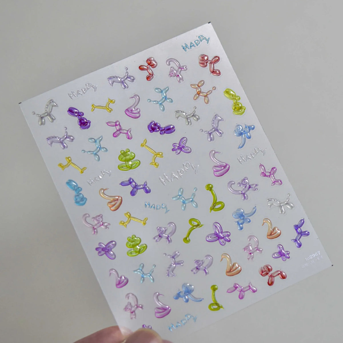 5D Jelly Nail Art Stickers – Grape & Cherry Fruit Decals Nail Art Stickers QXL