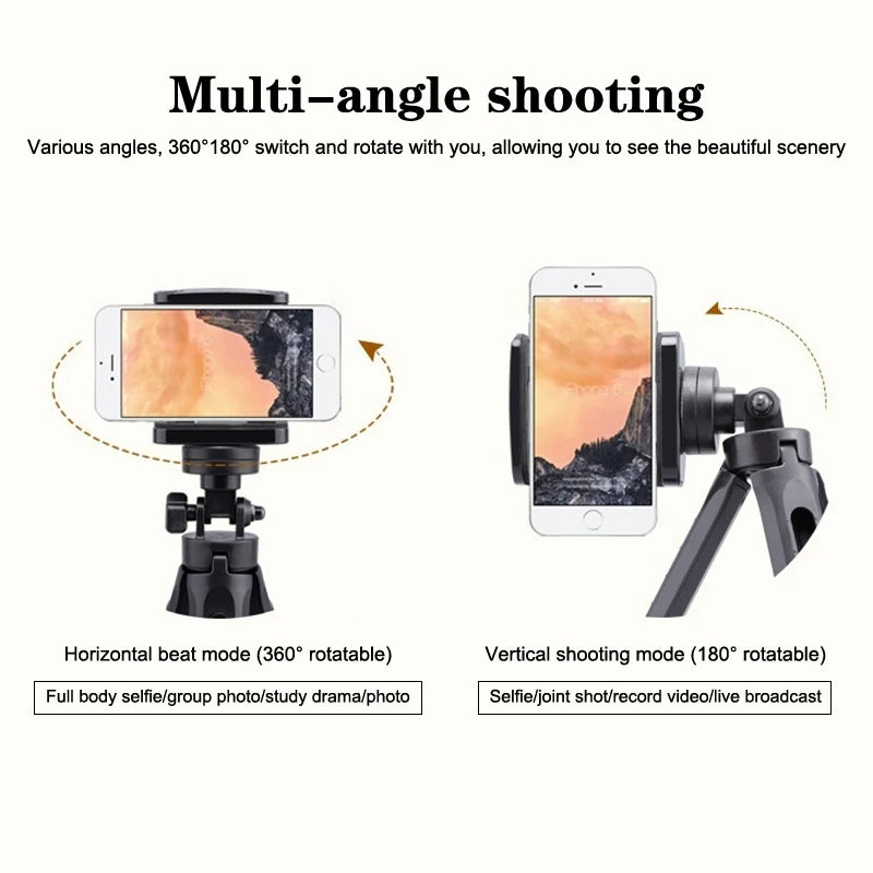 Mini Phone Tripod & Selfie Stick | 360° Adjustable Stand Phone Tripod Stand QXL