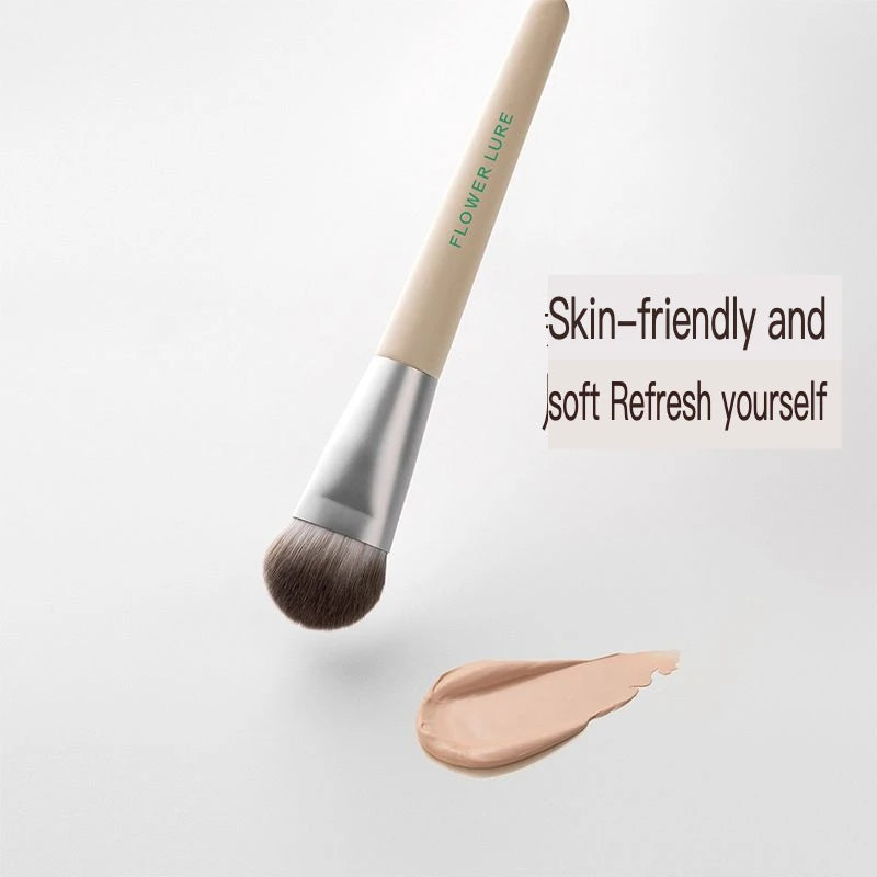 3-Piece Fluffy Round Highlighter & Shadow Makeup Brush Set Makeup Brush Set QXL