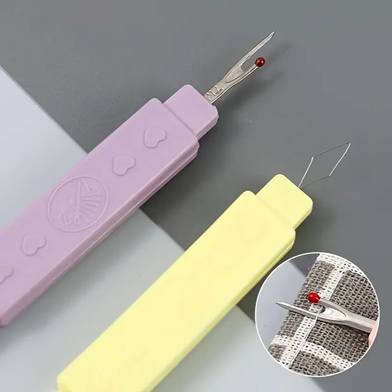 2-in-1 Seam Ripper & Threader Set | Portable Sewing Kit Sewing Tool Set QXL