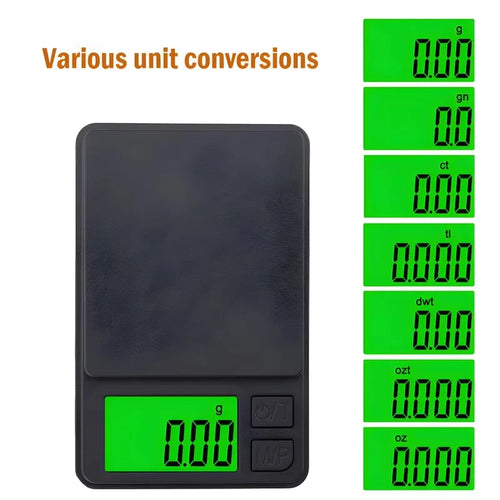 0.01g Mini Digital Jewelry Scale with Dust Cover | Portable Digital Pocket Scale QXL