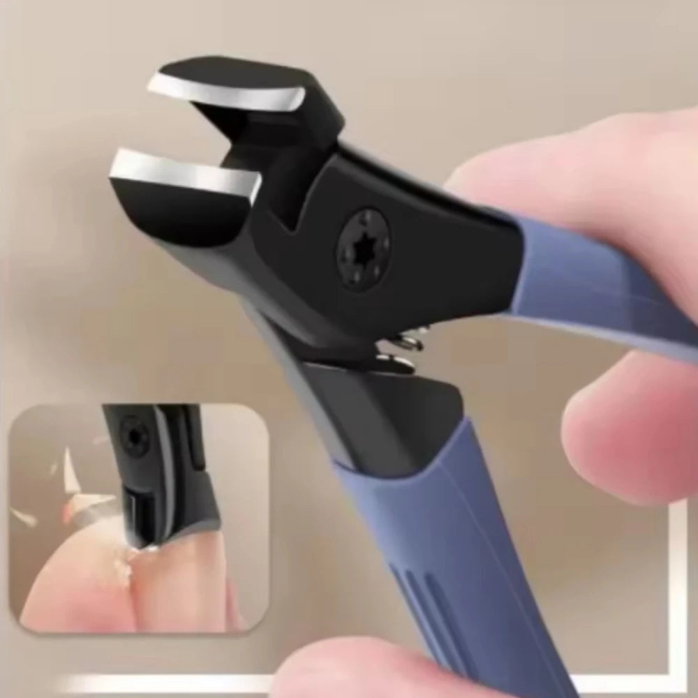 Anti-Splash Nail Clipper for Thick Hard Nails | Stainless Steel Nail Clipper QXL