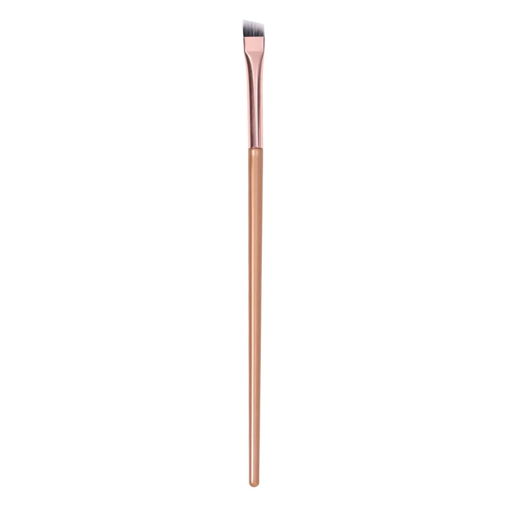 Angled Eyebrow & Eyeliner Brush | Soft Synthetic Flat Tip Eyebrow Eyeliner Brush QXL 02