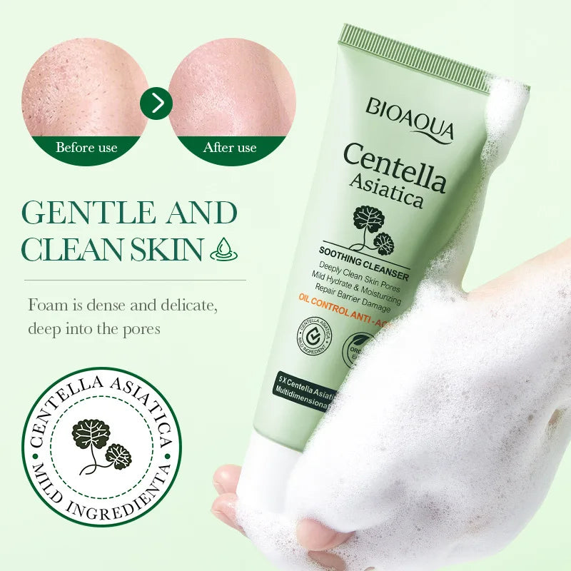BIOAQUA Centella Asiatica Foaming Facial Cleanser 100g Foaming Facial Cleanser QXL