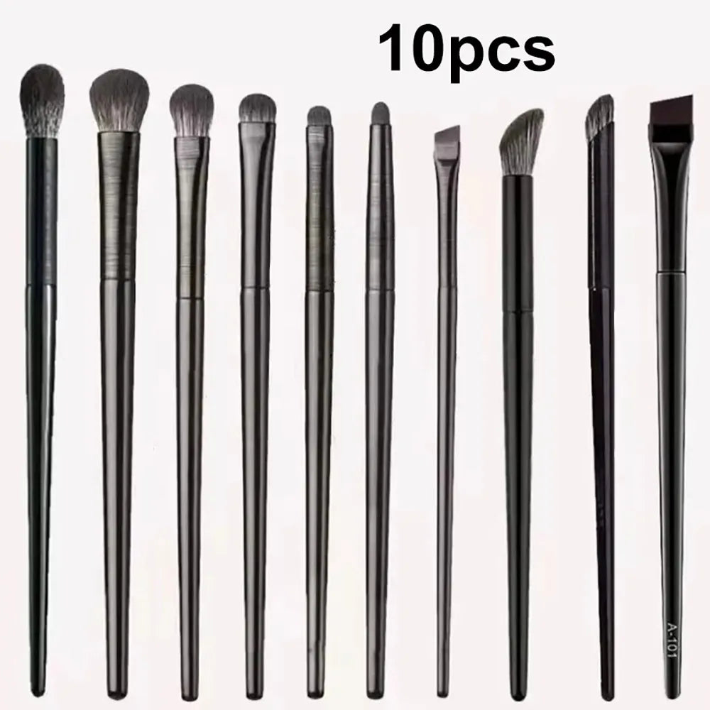 10-Piece Eye Detail Brush Set | Eyeshadow & Eyeliner Brushes Eye Makeup Brush Set QXL 1