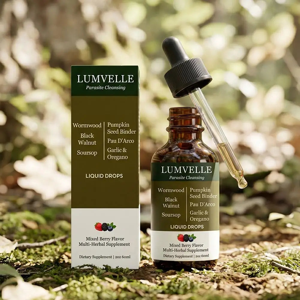 60ml Wormwood Herbal Drops | Zero Alcohol Gut Support Herbal Supplement Drops QXL