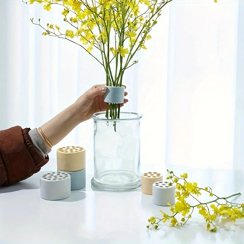 Spiral Vase Flower Arranger | Bouquet Holder & Stem Fixer Floral Arranging Tool QXL