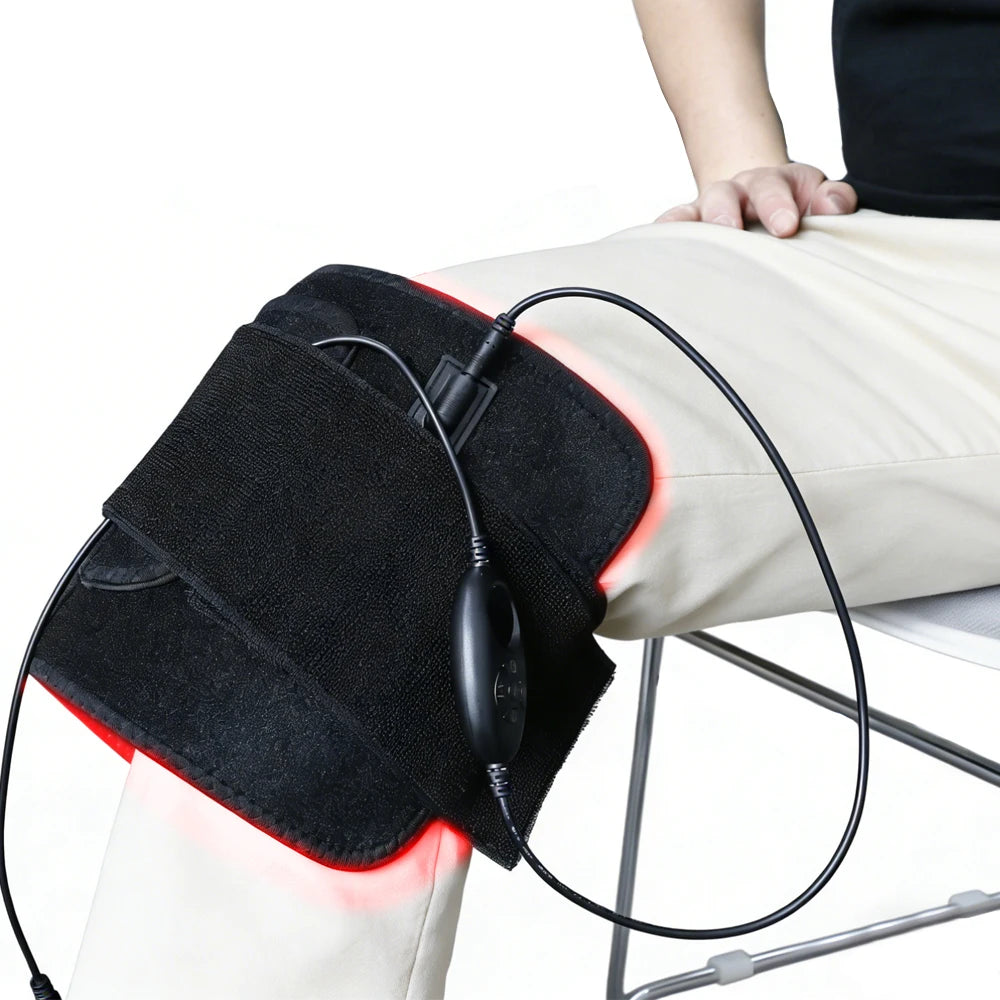 3-in-1 LED Red Light Therapy Wrap 660nm & 850nm Body Pad Light Therapy Wrap QXL