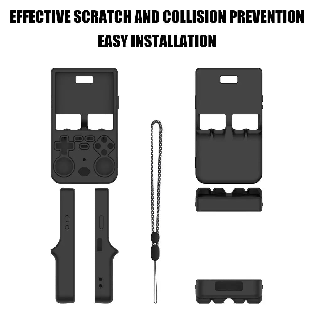 R36 Ultra Silicone Case | Dustproof Handheld Console Cover Console Protective Case QXL
