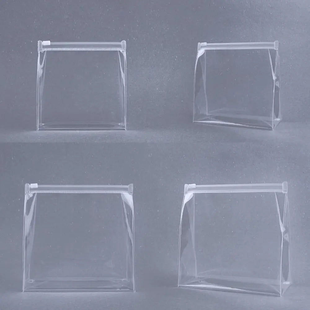 Clear PVC Travel Makeup Bag | Zipper Organizer Pouch Travel Makeup Bag QXL