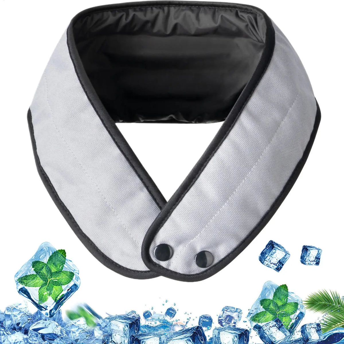 Wearable Neck Cooling Wrap | Reusable Ice Silk Summer Neck Cooling Wrap QXL