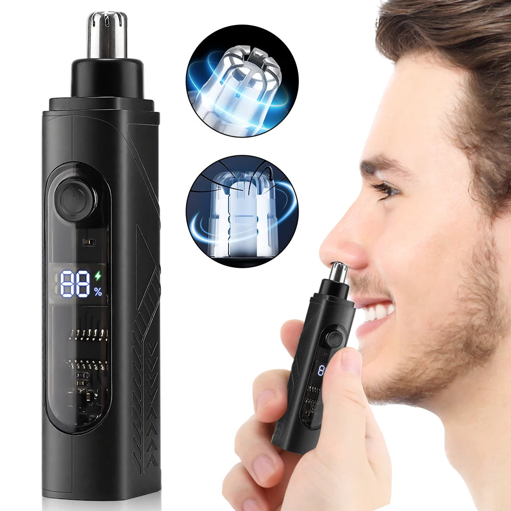 AFDEAL Mini Nose & Ear Hair Trimmer | USB-C Rechargeable Nose & Ear Trimmer QXL
