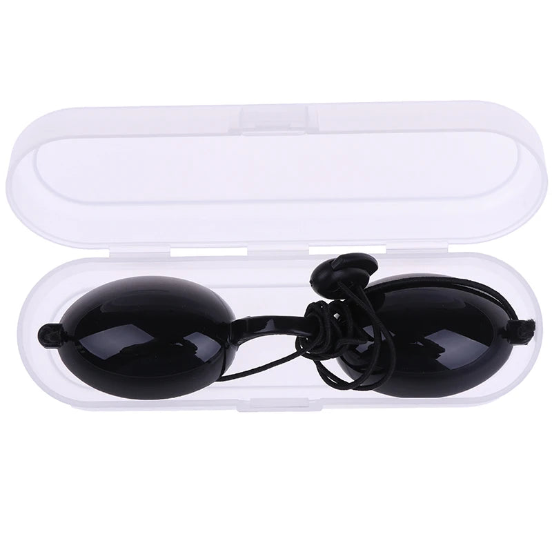 IPL Laser Safety Goggles for Clients | OD+4, 190–2000nm Laser Safety Goggles QXL Black