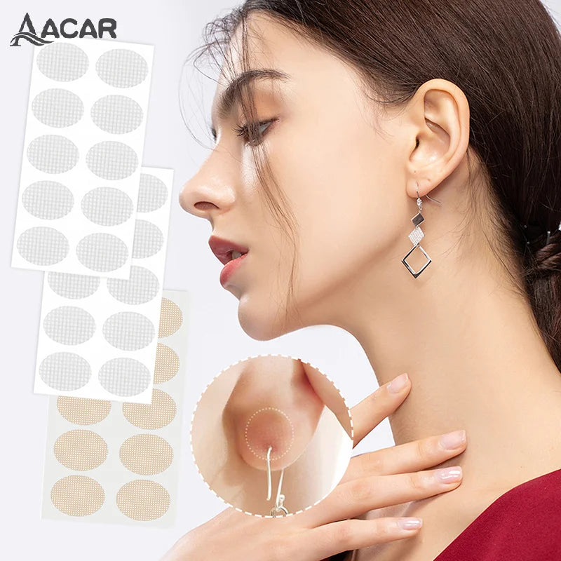Earlobe Support Stickers | Nude Protective Patches 10–500 Pack Earlobe Protective Patch QXL