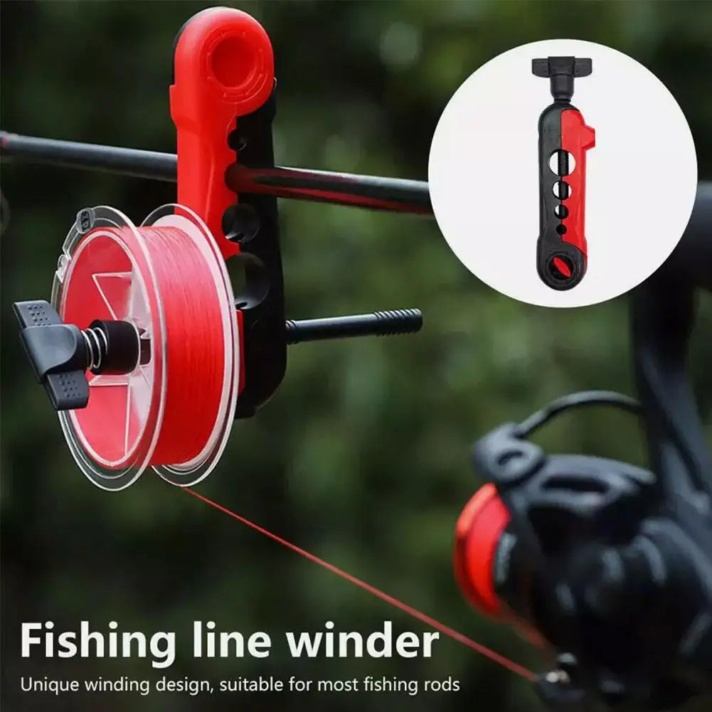 Portable Fishing Line Winder Spool & Rod Holder Tool Fishing Line Winder QXL