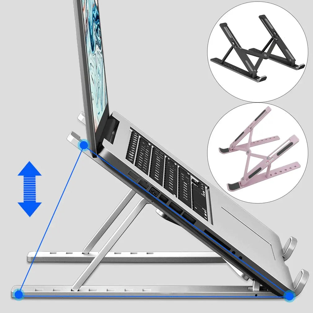 Adjustable Foldable Laptop Stand | Portable 9–15" Notebook Riser Laptop Stand QXL