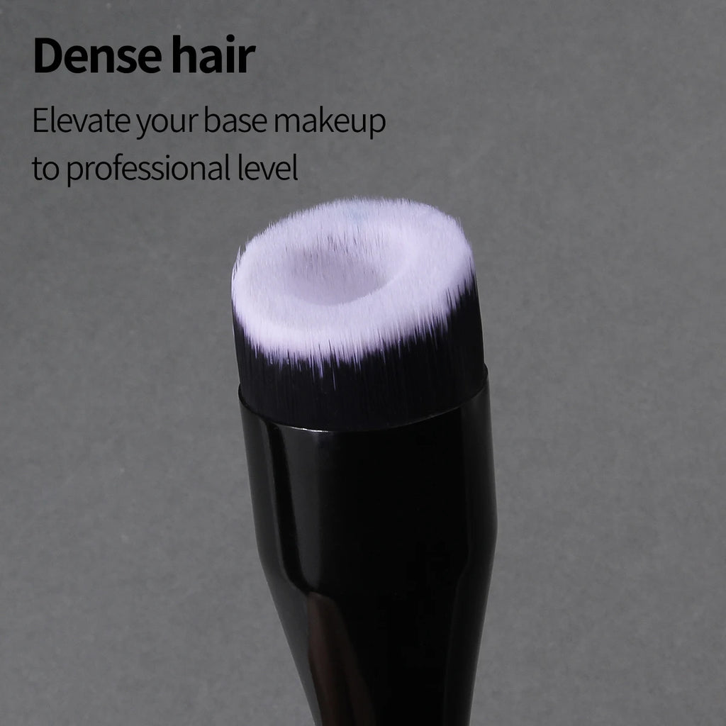 KOSSHOW Angled Foundation Brush – Wooden Handle, Nylon Foundation Makeup Brush QXL