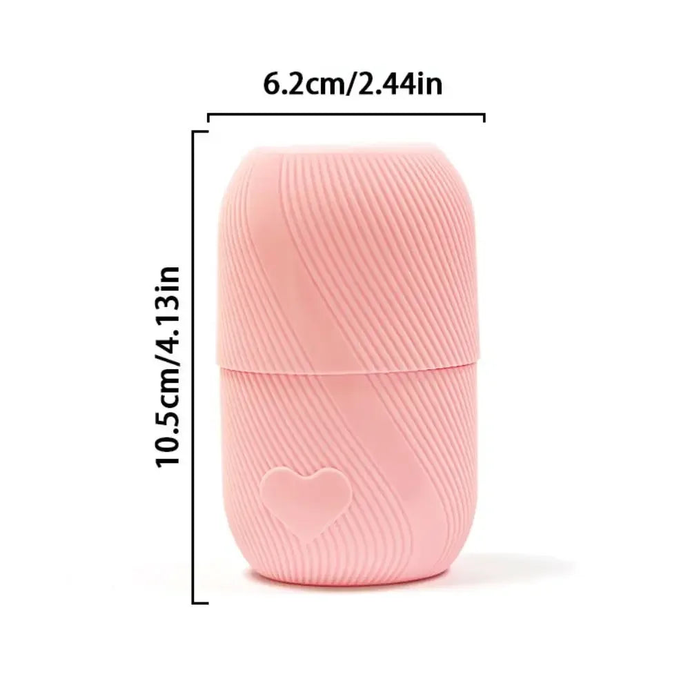 Silicone Ice Roller for Face | Cooling Facial Massager Tool Facial Ice Roller QXL