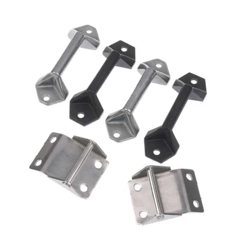 2-Pack Motorbike Side Box Strap Hooks & Rustproof Rope Buckles Motorcycle Strap Buckle QXL