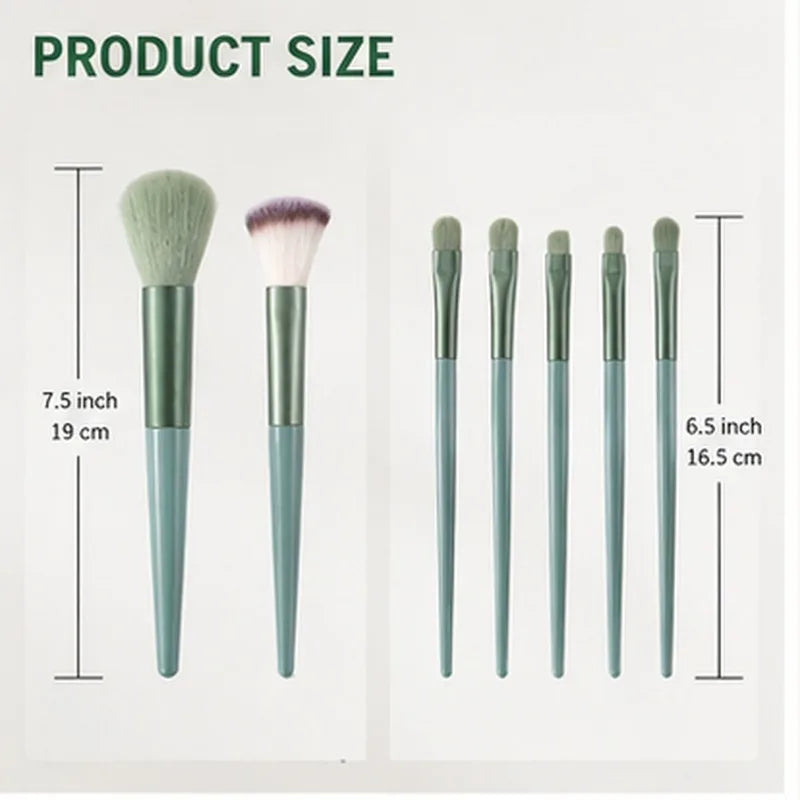 13-Piece Makeup Brush Set with Pouch | Soft Synthetic Bristles Makeup Brush Set QXL