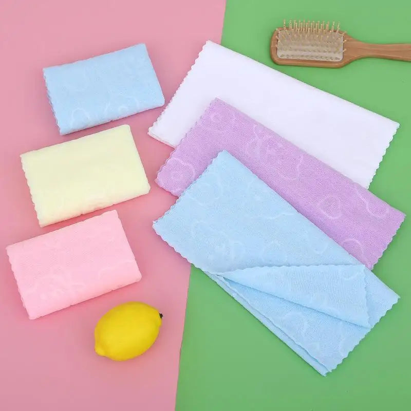 Soft Microfiber Face Towel | Absorbent Embossed 30x70cm Microfiber Face Towel QXL
