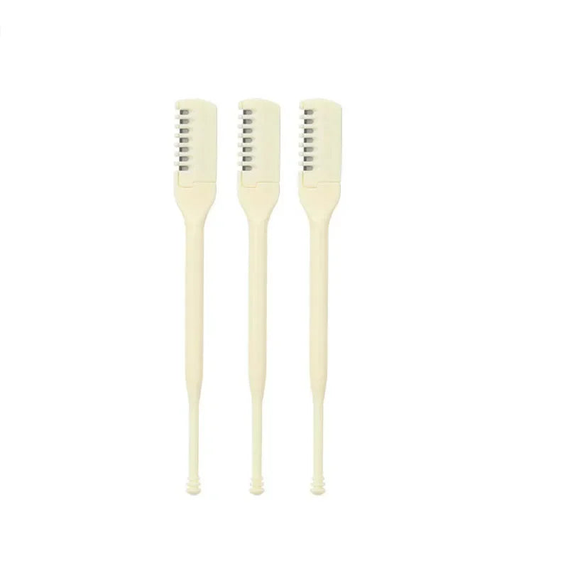 10-Pack Ultra-Thin Nose Hair Scissors | Precision Trimmer Nose Hair Scissors QXL M72 3pcs