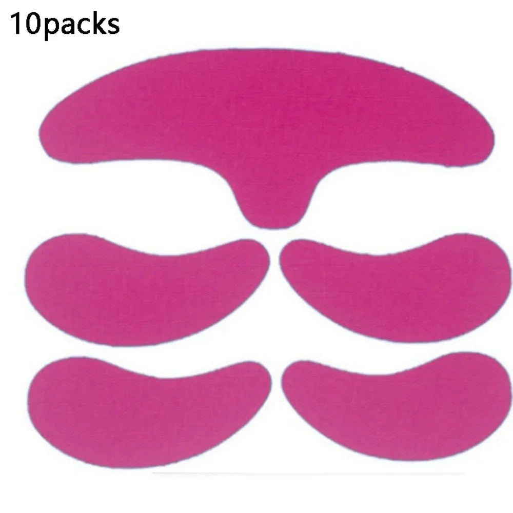 10-Pack Stretch Fabric Face Smoothing Patches | Overnight Wear Face Smoothing Patches QXL Rose Red