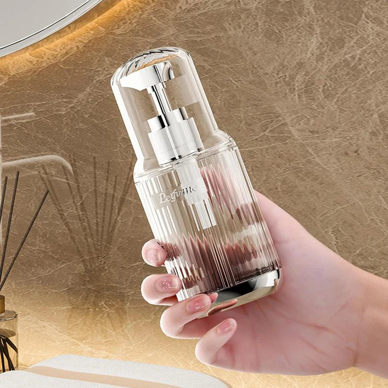 Refillable Pump Soap & Shampoo Dispenser Bottle 60/90/120ml Refillable Pump Bottle QXL
