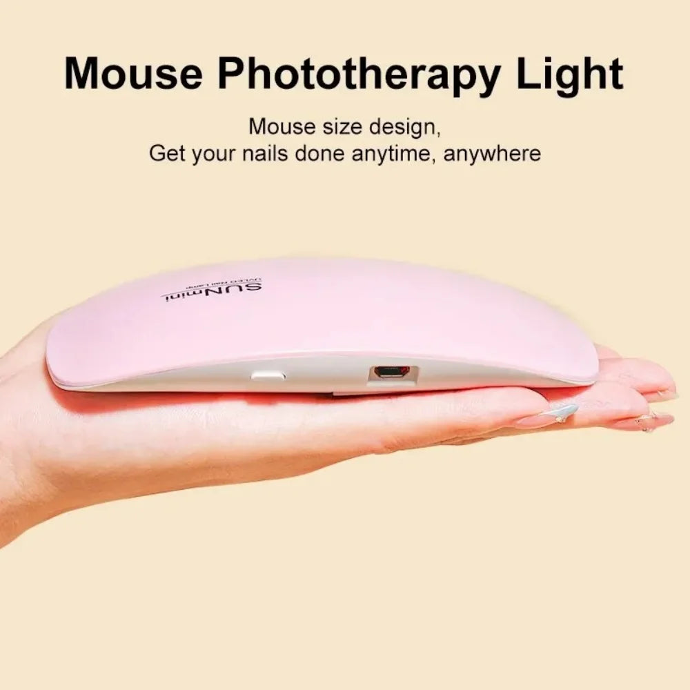 6W Foldable UV LED Nail Lamp | Portable USB Gel Polish Dryer UV LED Nail Lamp QXL