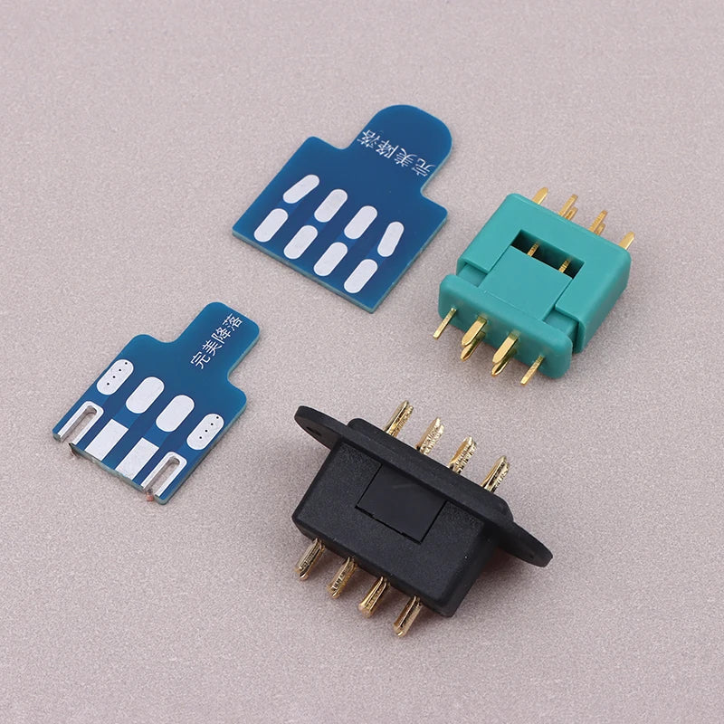 MPX 6 & 8 Core Connector Set with Soldering Board | RC Airplane RC Connector Set QXL
