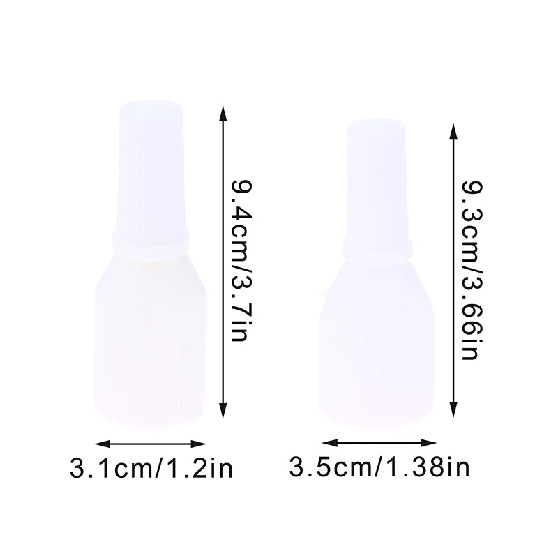 10-Pack Refillable Dry Powder Spray Bottles | Travel Atomizer Powder Spray Bottle QXL