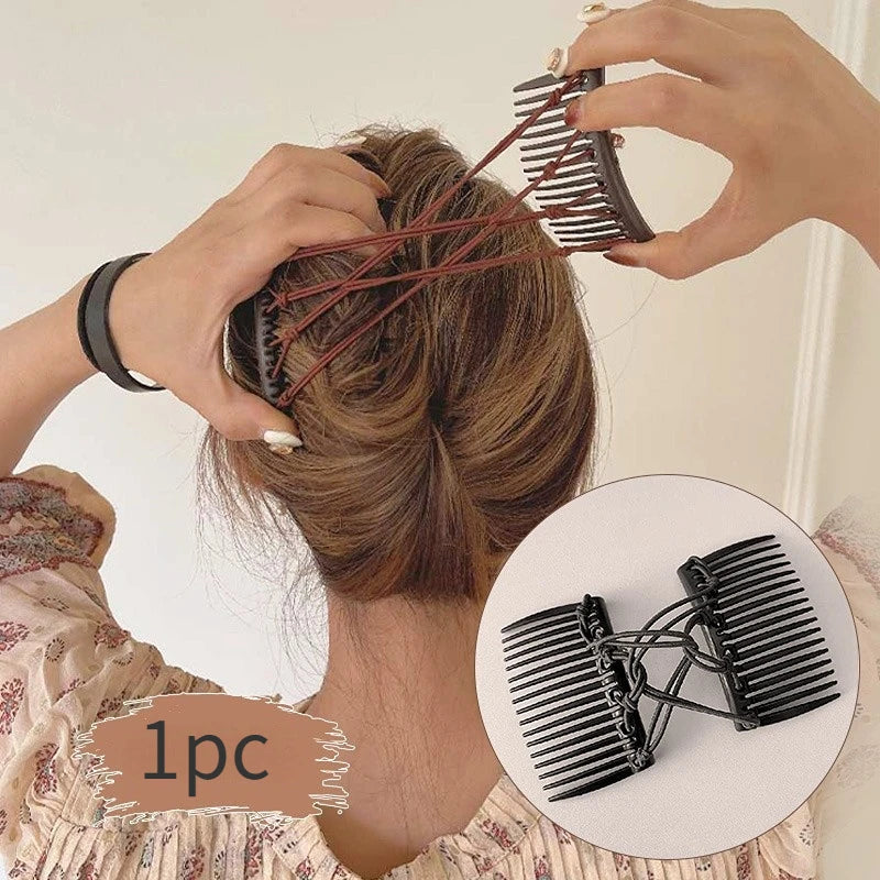Magic Elastic Wire Ponytail Comb | Women's Hair Styling Tool Hair Styling Comb QXL