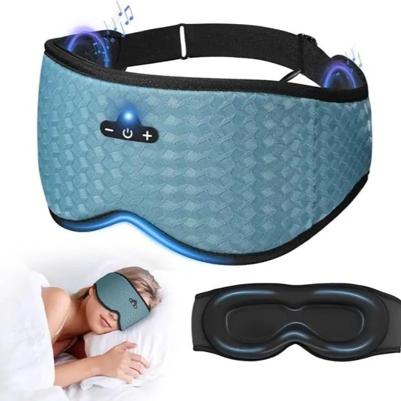 3D Bluetooth Sleep Mask Headphones for Side Sleepers Bluetooth Sleep Mask QXL