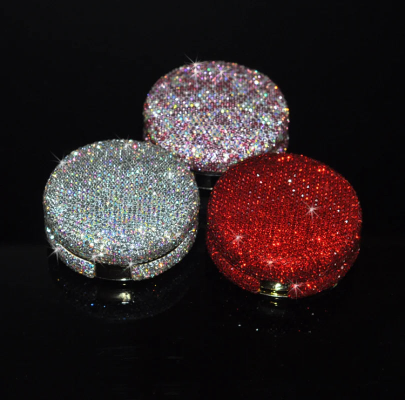 Diamond Air Cushion Foundation Case | Refillable BB Cream Compact Refillable Makeup Compact QXL