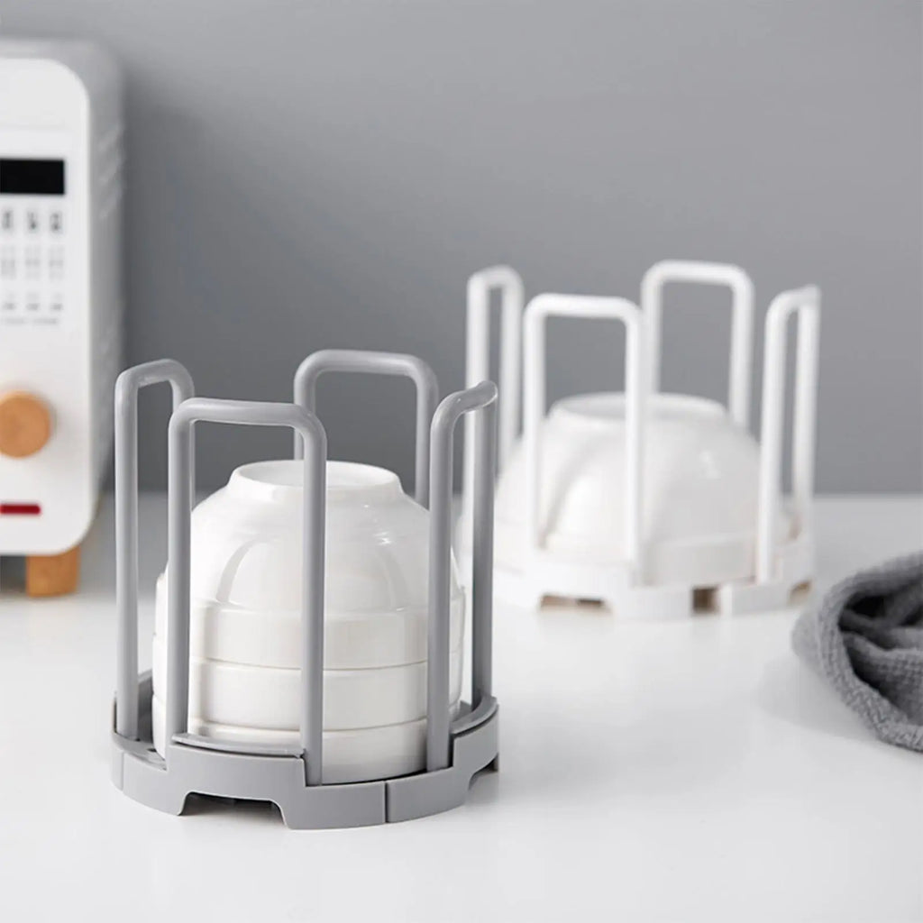 Telescopic Bowl & Plate Holder | Adjustable Kitchen Rack Kitchen Dish Rack QXL