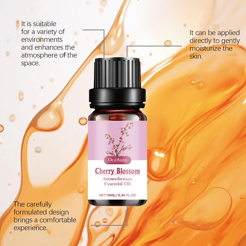 10ml Cherry Blossom Essential Oil | Diffuser & Massage Essential Oil QXL