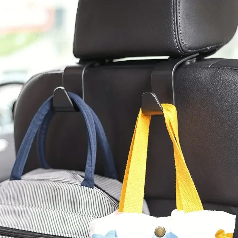 Car Headrest Hooks – Multi-Function Rear Seat Hangers 2/4 Pack Car Seat Hooks QXL