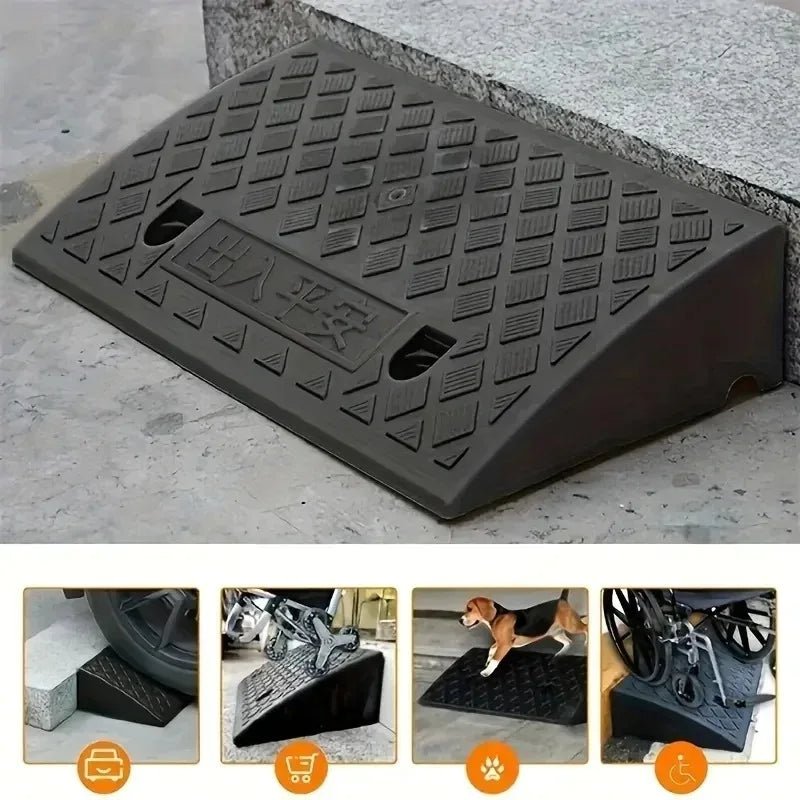 Portable Threshold Ramp 3–10cm | Non-Slip Car & Wheelchair Threshold Access Ramp QXL