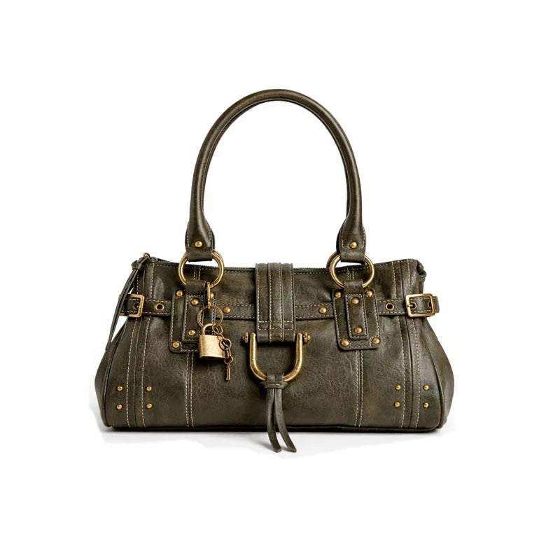 Luxury Leather Tote Diaper Bag | Large Crossbody Organizer Leather Tote Diaper Bag QXL 4
