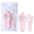 Wide Angle Eyelash Curler | Lasting Curl Makeup Tool Eyelash Curler QXL pink
