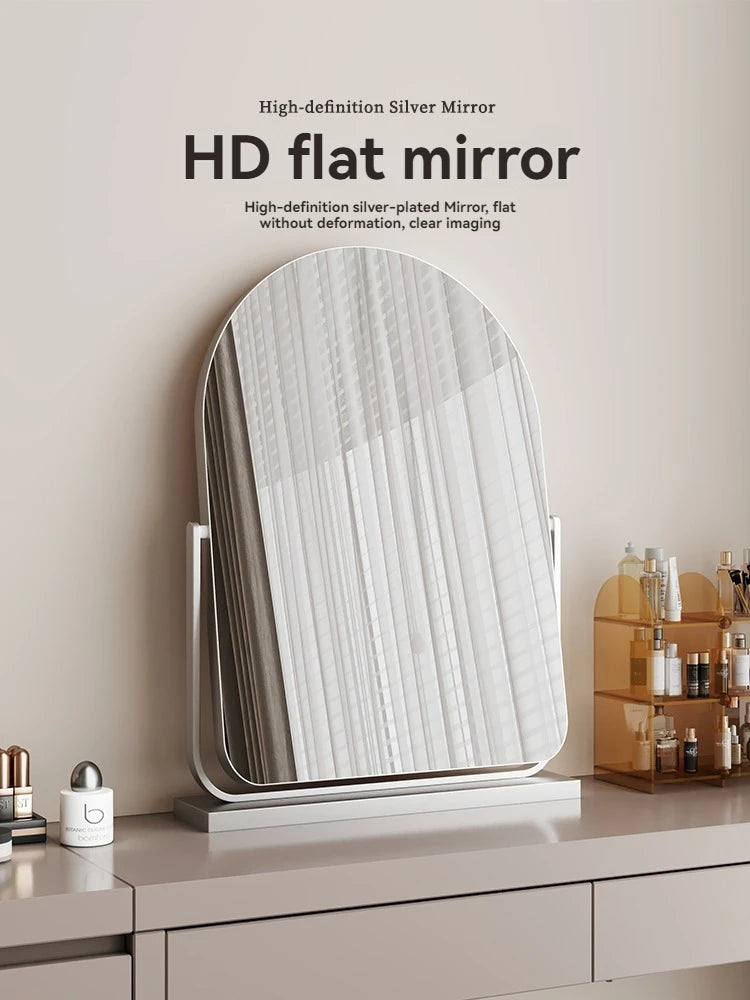 Large Arched Rotatable Vanity Mirror | HD Desktop Makeup Mirror Vanity Mirror QXL