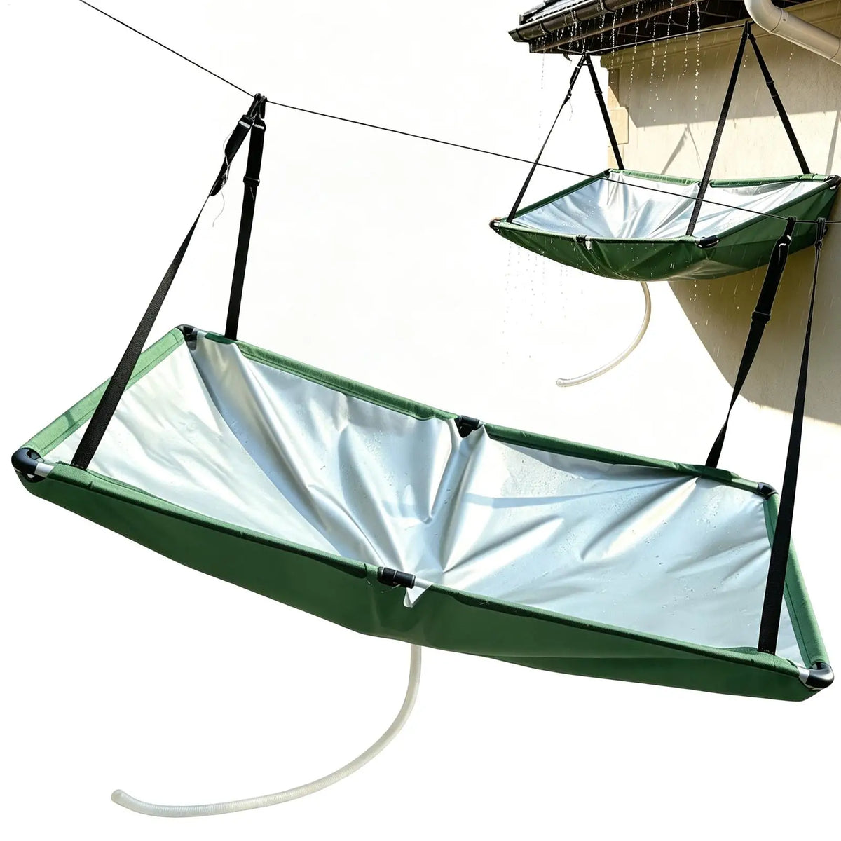 Oxford Cloth Rain Catcher with Hose | Garden Water Harvester Rain Water Harvester QXL