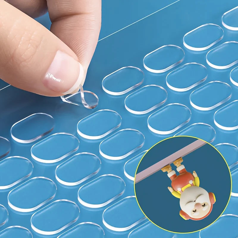 180/300-Pack Transparent Double-Sided Nano Adhesive Dots Craft Adhesive Dots QXL