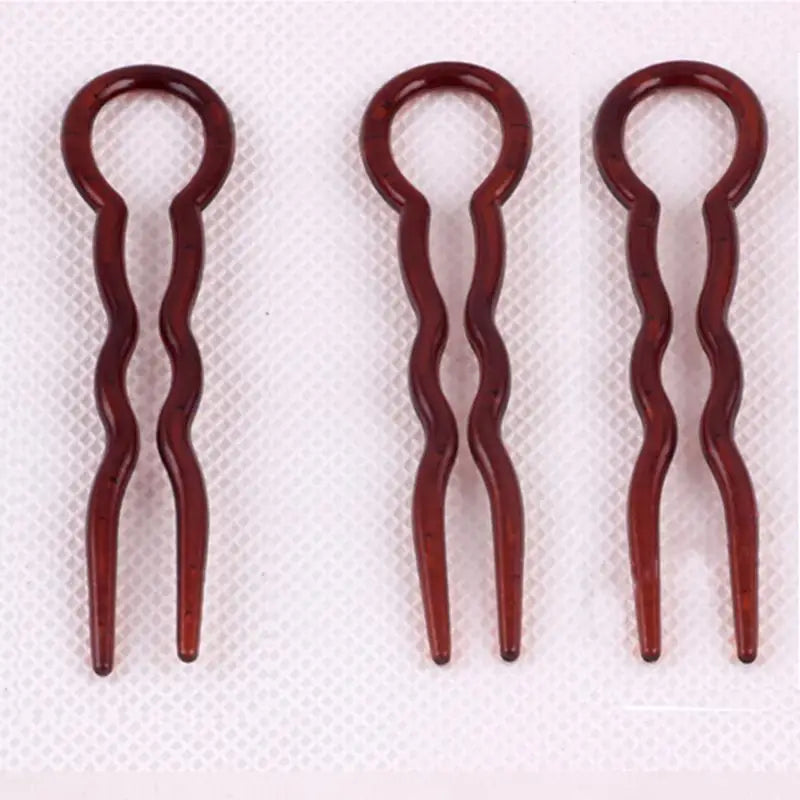 3-Pack Spiral Hair Twist Clips | Braid & Bun Maker Tool Hair Styling Clips QXL