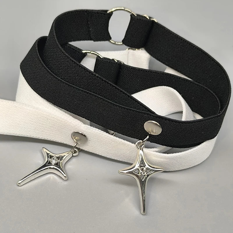 Gothic Punk Star Thigh Garter Leg Harness Strap | Women Thigh Garter Harness QXL