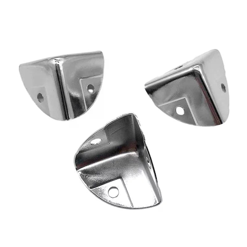 4-Pack Iron Metal Corner Protectors for Furniture & Wooden Cases Furniture Corner Guard QXL