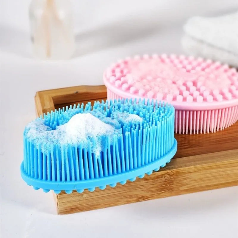 Silicone Body Scrubber & Exfoliating Bath Brush Silicone Bath Scrubber QXL